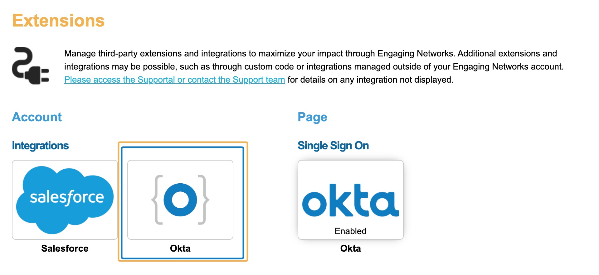 Okta integration